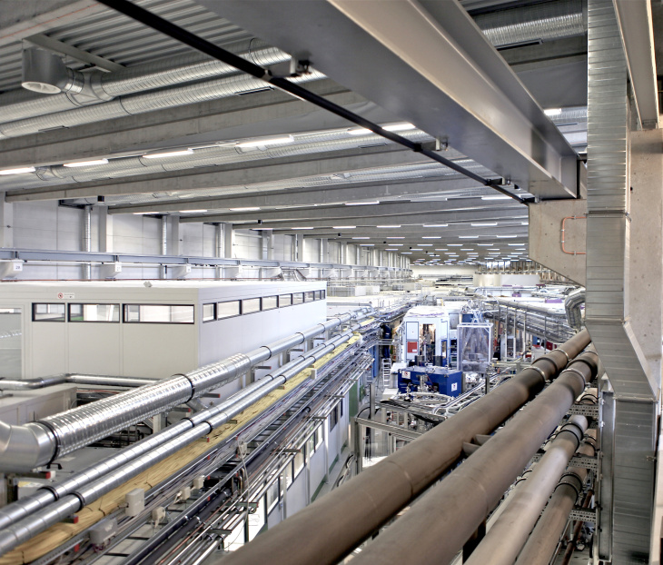 Der Teilchenbeschleunigerring Petra III am DESY. Foto: Hereon/Torben Fischer
